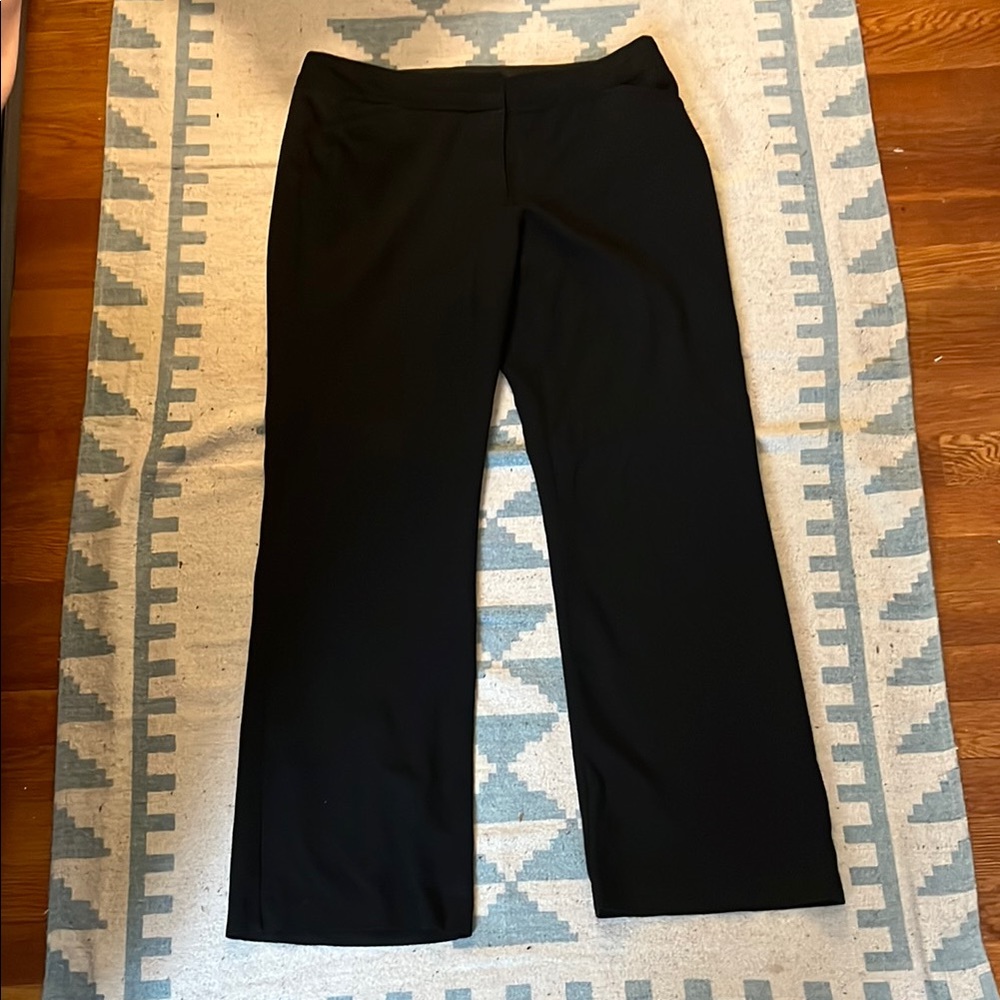 Black Wide-Leg Trousers